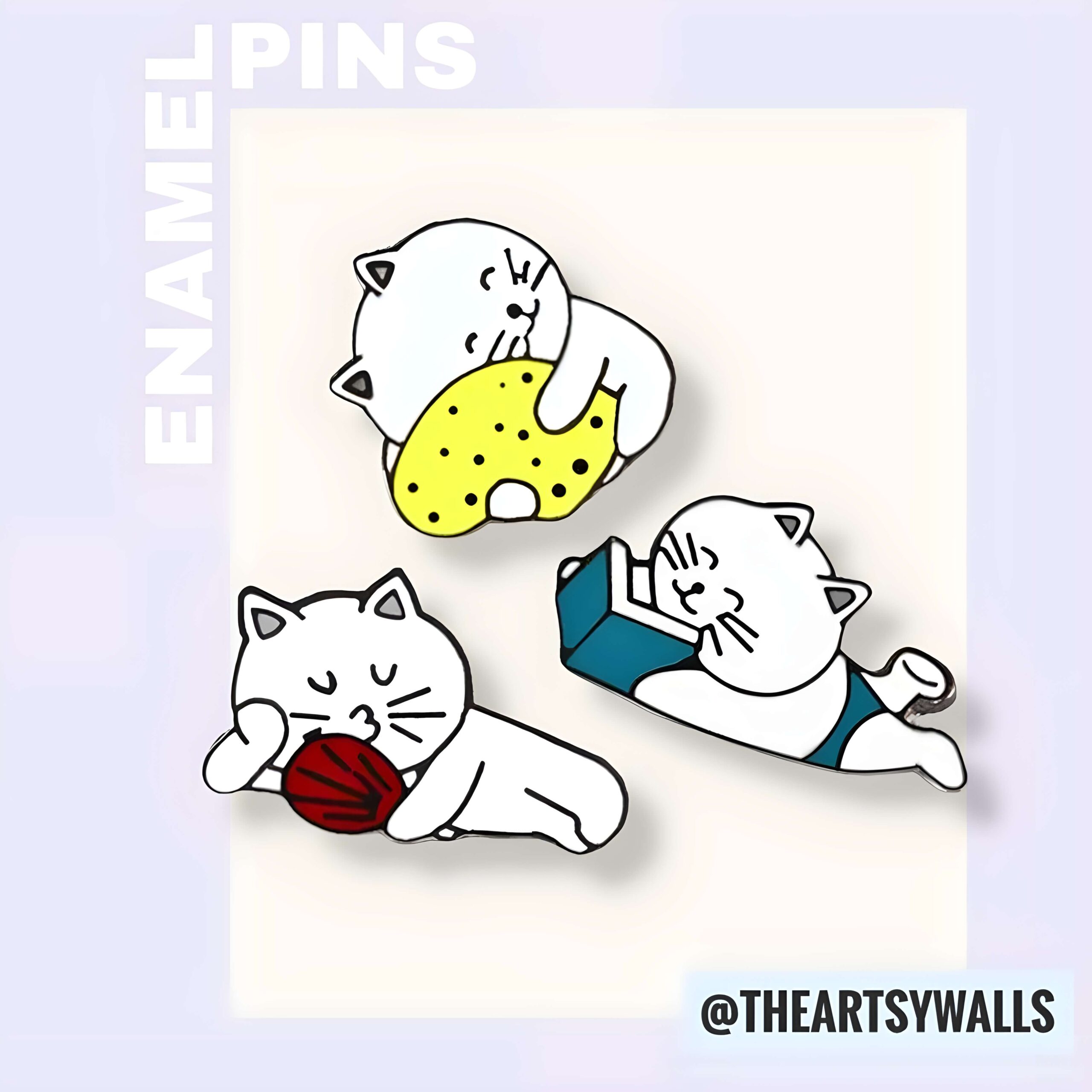 Meow Enamel Pins