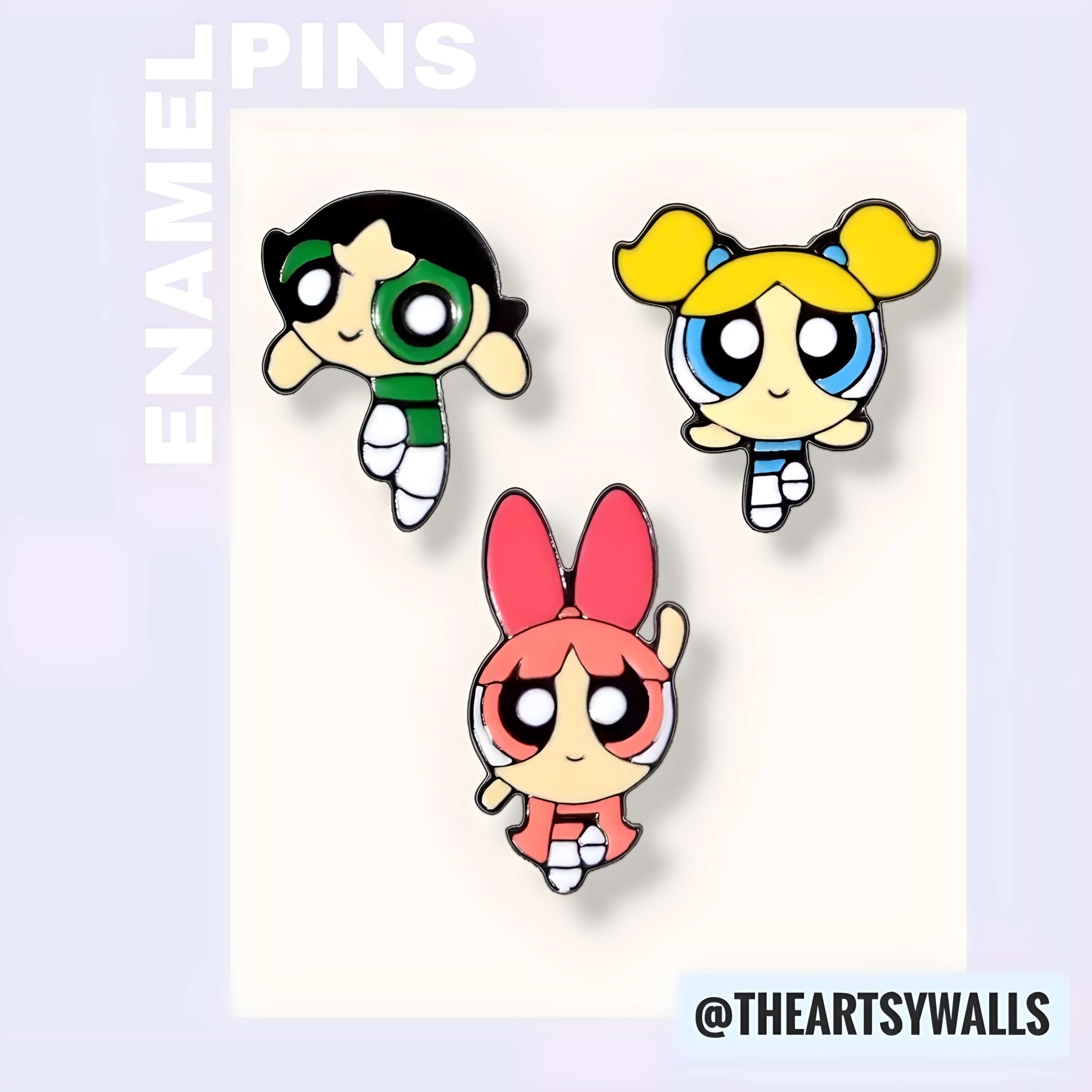 The Powerpuff Girls Enamel Pins